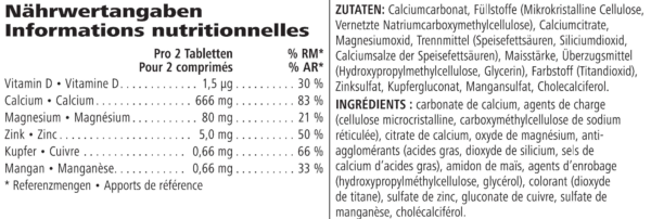 Xtra-Cal® mit Kalzium und einer Mischung Mineralien 90 Tabletten - Image 4