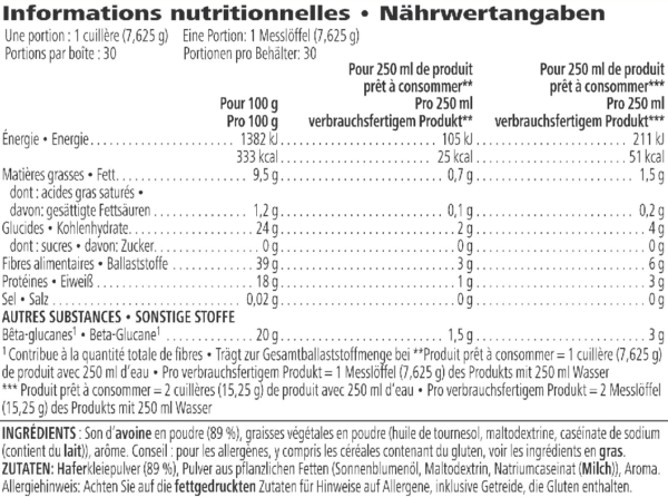 Beta Heart® Vanillegeschmack OatWell™ 229 g - Image 4