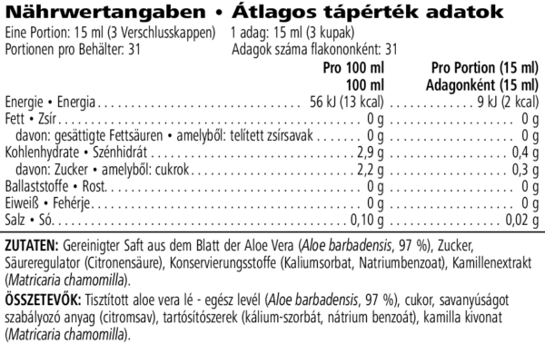 AloeMax Getränkekonzentrat aus Aloe Vera 473 ml - Image 4