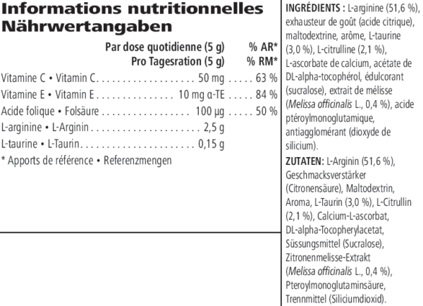 Niteworks® mit Aminosäuren L-Arginin und L-Taurin 150 g - Image 4