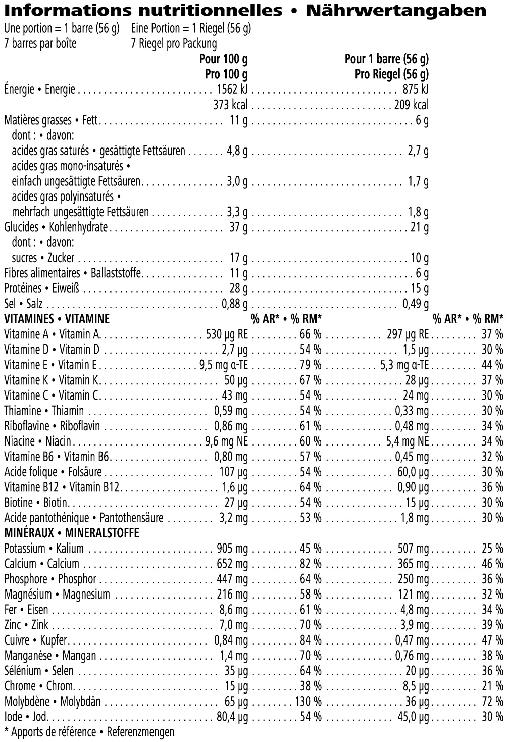 Formula 1 Express Nahrhafte Mahlzeit im Riegel Cranberry 7 St. - Image 4